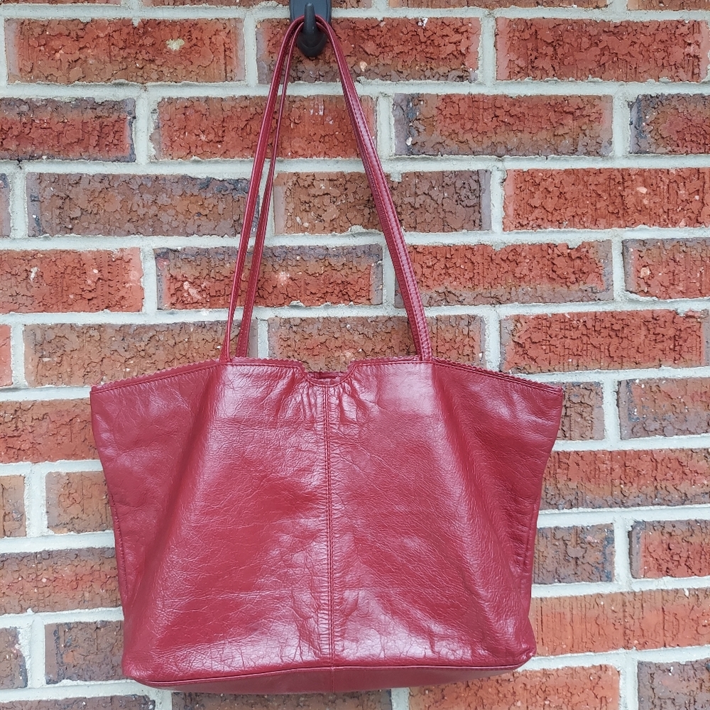 Latico Purse. EUC. Red/Wine Color Latico Purse. EUC. Super Buttery Soft.